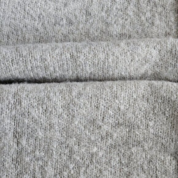 Cynthia Rowley Sweater Womens L Gray LS Shawl Collar Cottagecore Wool Blend Soft - Picture 11 of 12